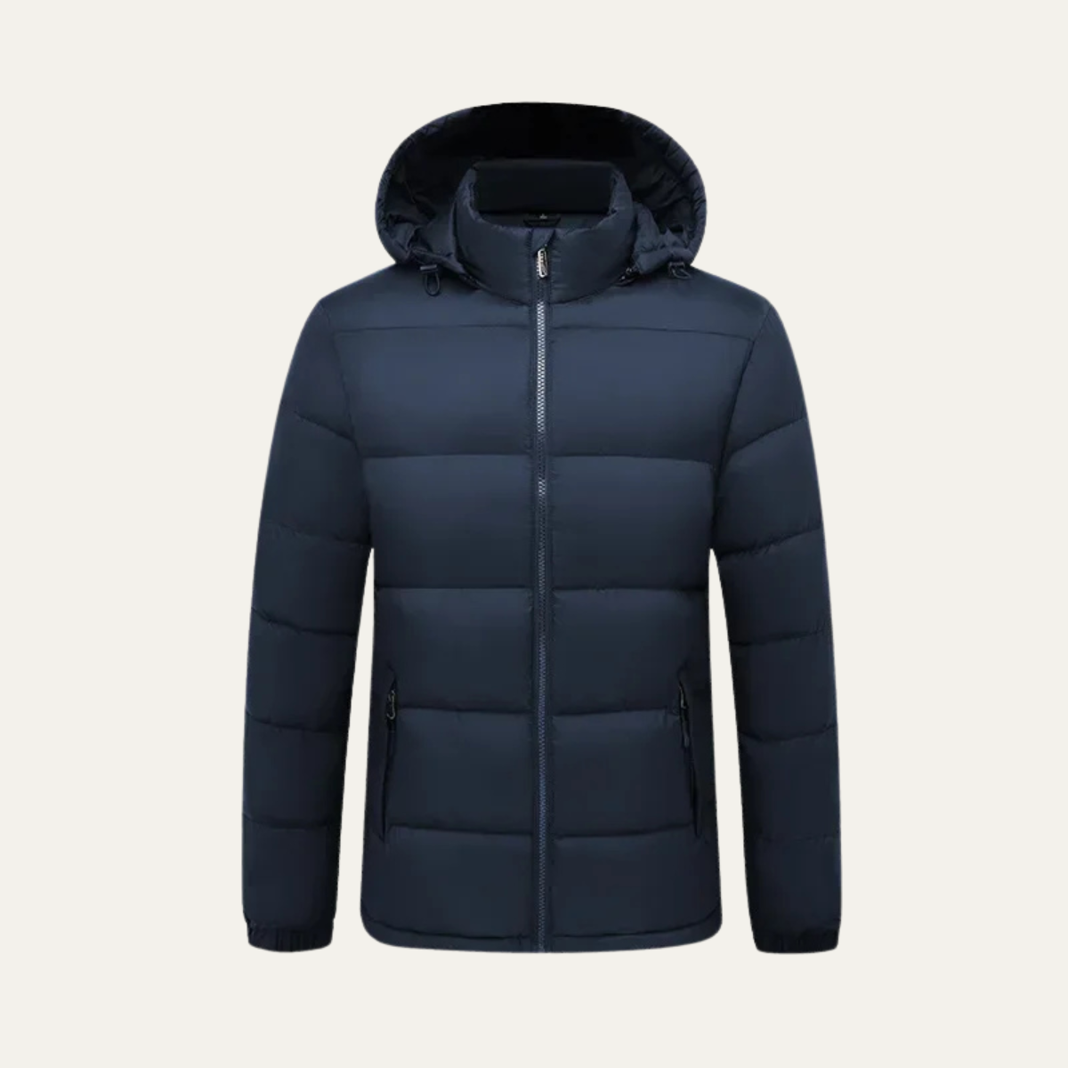 Elarova | Gesteppte Herren-Pufferjacke mit Kapuze