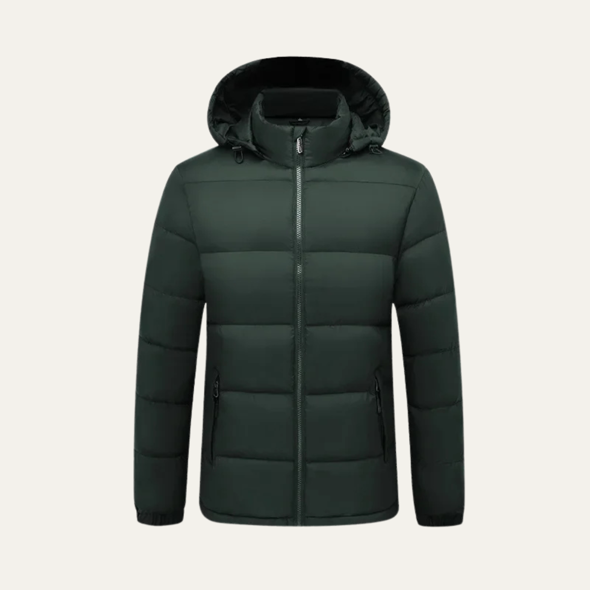 Elarova | Gesteppte Herren-Pufferjacke mit Kapuze