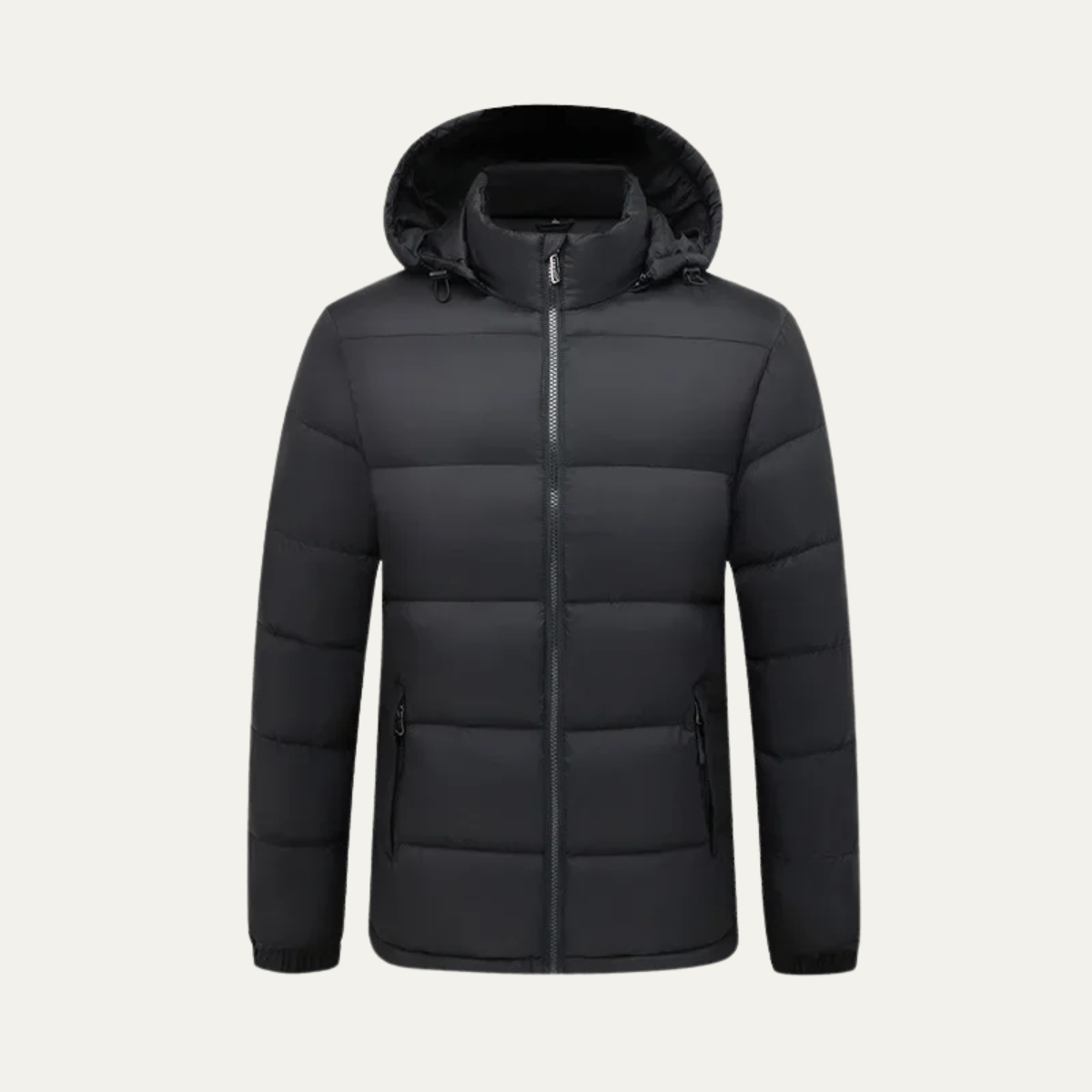 Elarova | Gesteppte Herren-Pufferjacke mit Kapuze