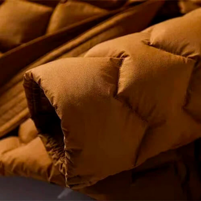 Elarova | Gesteppte Pufferjacke mit Gürtel für Damen