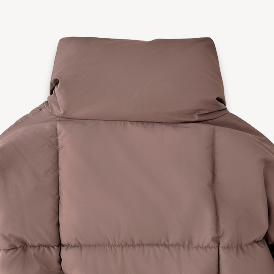 Elarova | Gesteppte Pufferjacke mit Gürtel für Damen