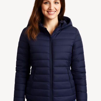 Elarova | Gesteppte Pufferjacke mit Kapuze für Damen