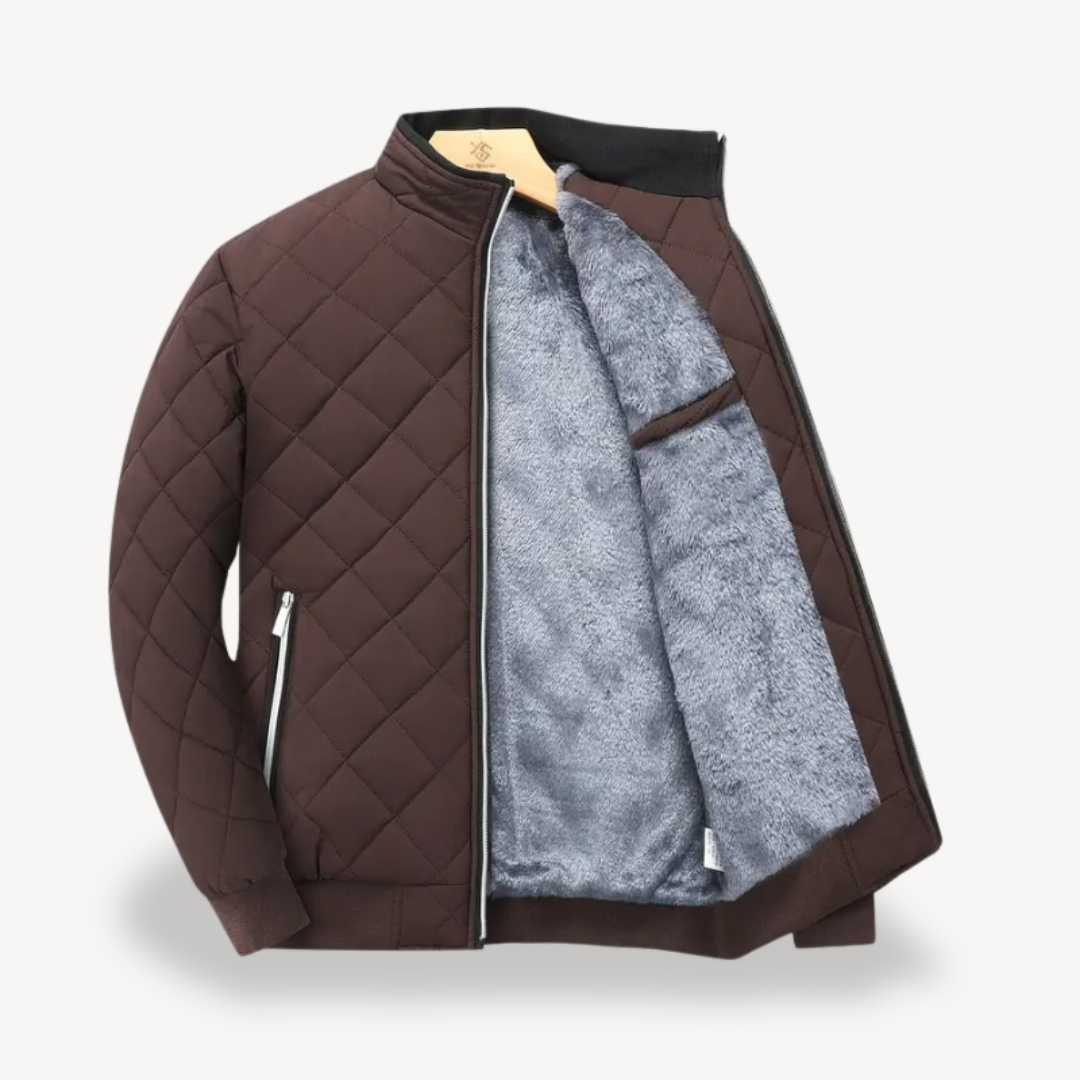 Elarova | Gesteppte Sherpa-gefütterte Herrenjacke