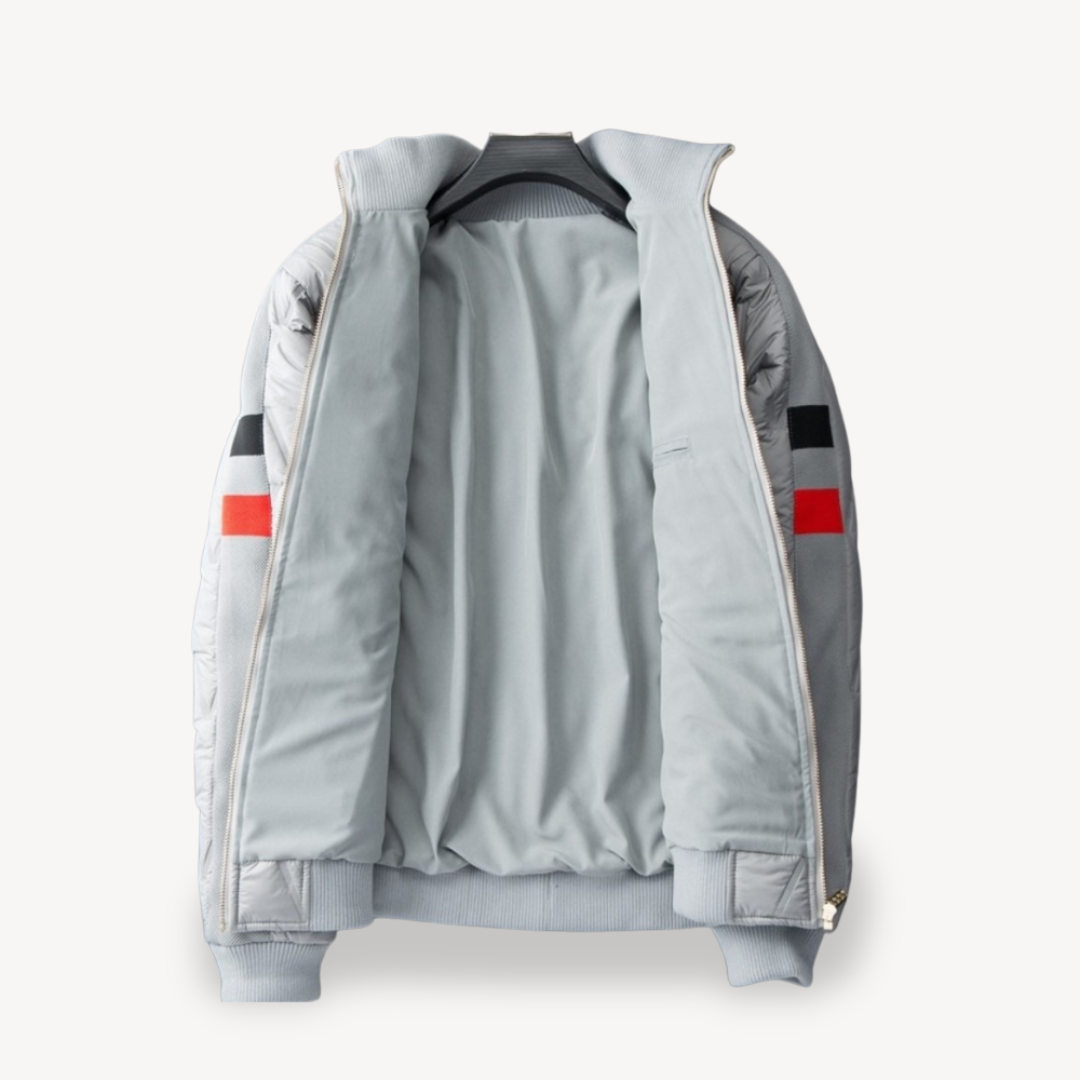 Elarova | Gestepptes Herren-Set aus Jacke und Hose