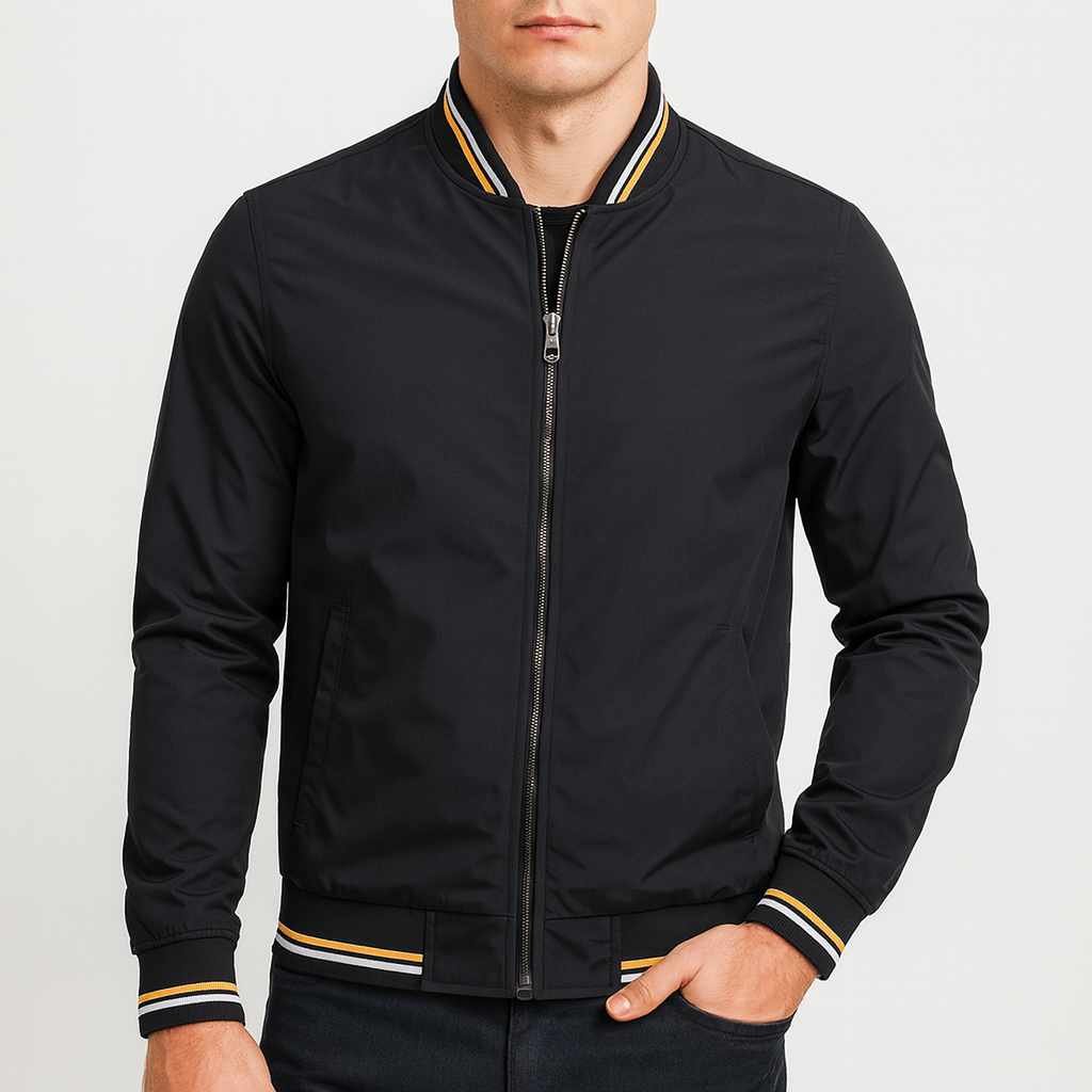 Elarova | Gestreifte Bomberjacke