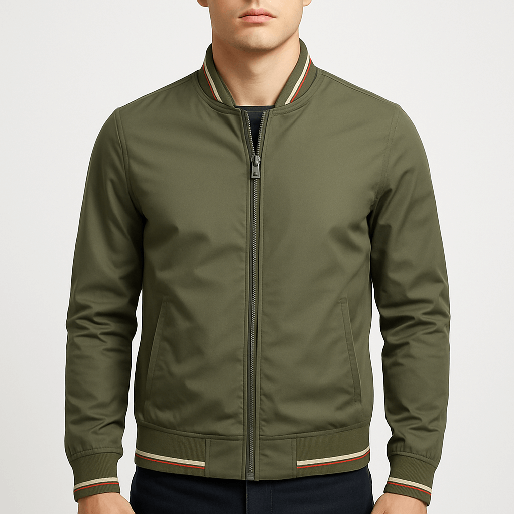 Elarova | Gestreifte Bomberjacke