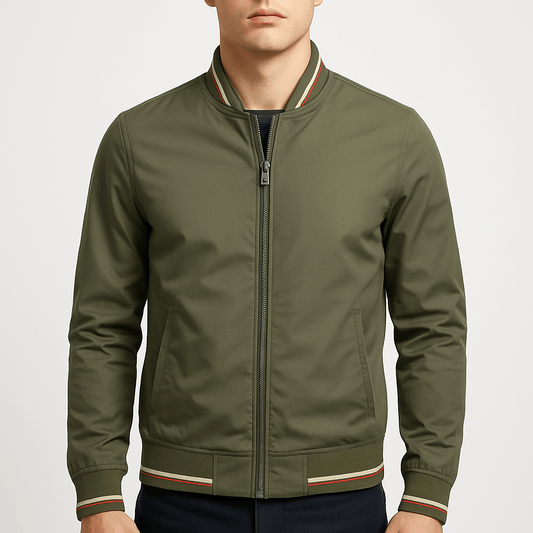 Elarova | Gestreifte Bomberjacke