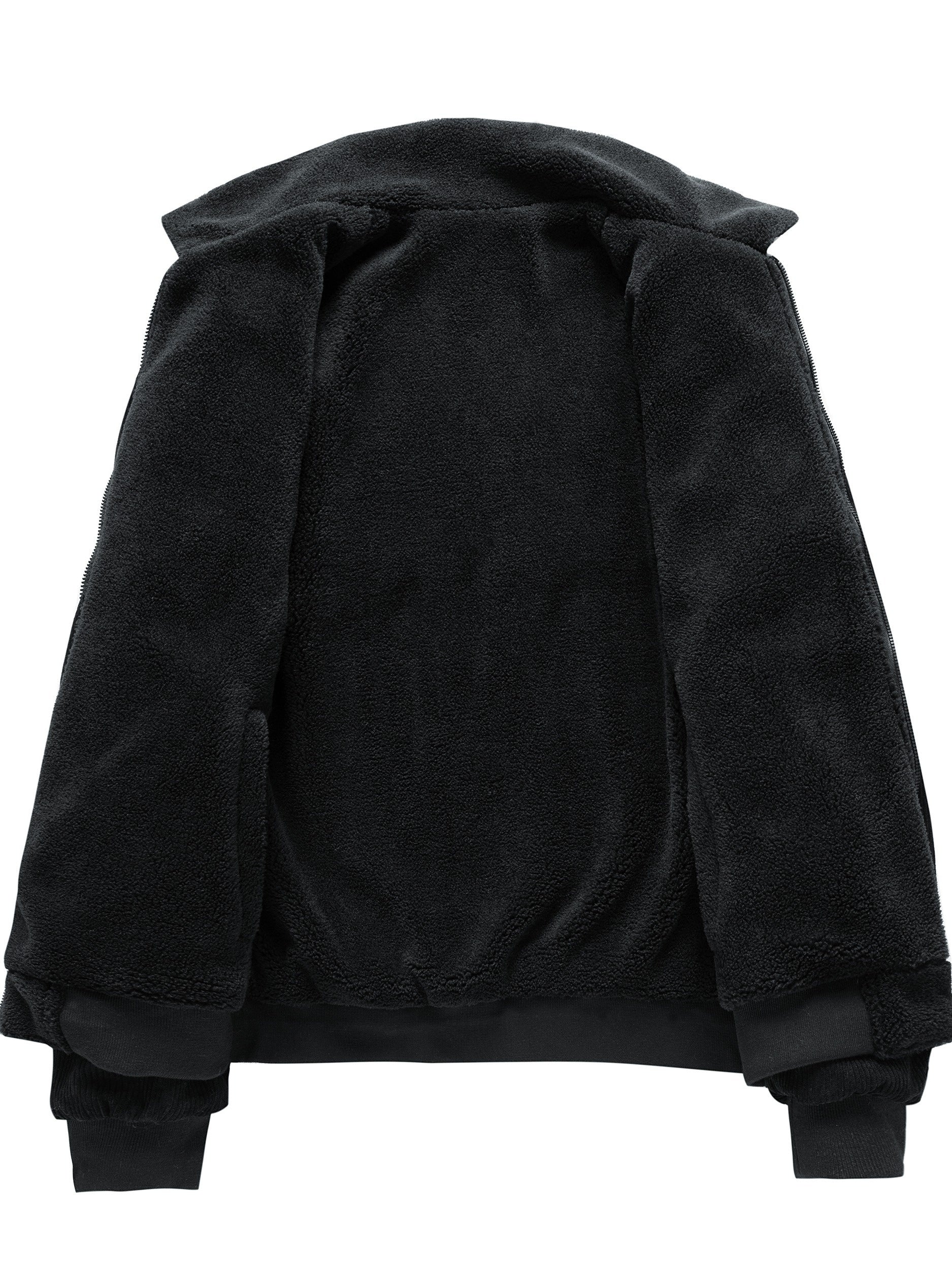 Elarova | Gestreifte Cord-Fleecejacke für Herren