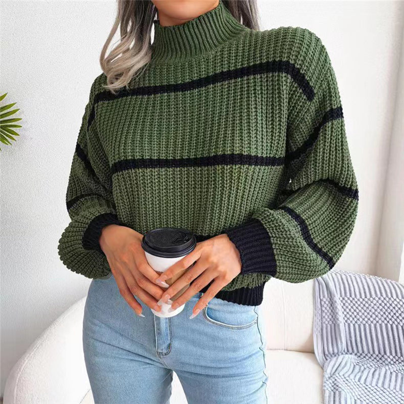 Elarova | Gestreifte Strickpullover Für Frauen