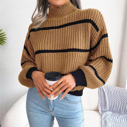 Elarova | Gestreifte Strickpullover Für Frauen