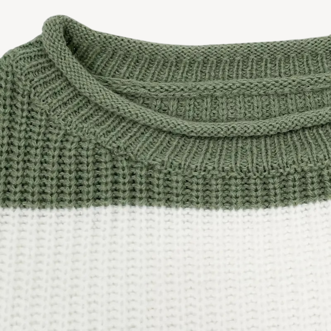 Elarova | Gestreifter Oversize-Pullover für Damen