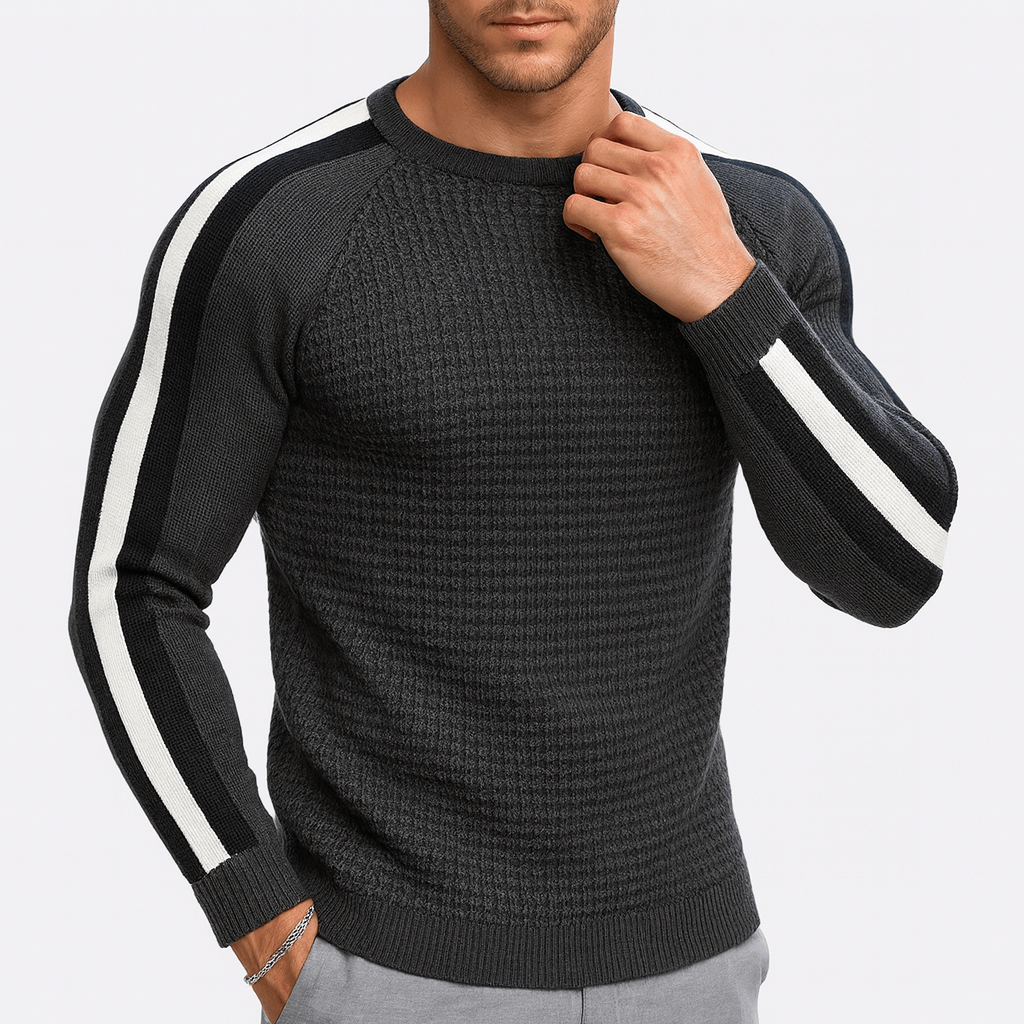 Elarova | Gestreifter Strickpullover