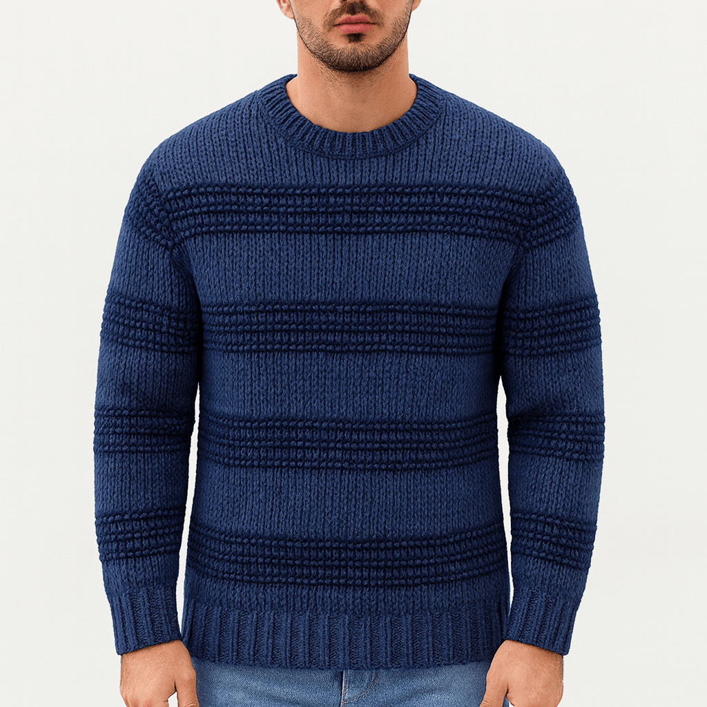 Elarova | Gestreifter Strickpullover