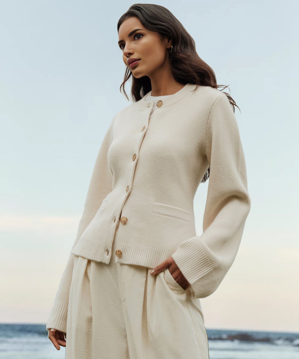 Elarova | Gestrickte Strickjacke