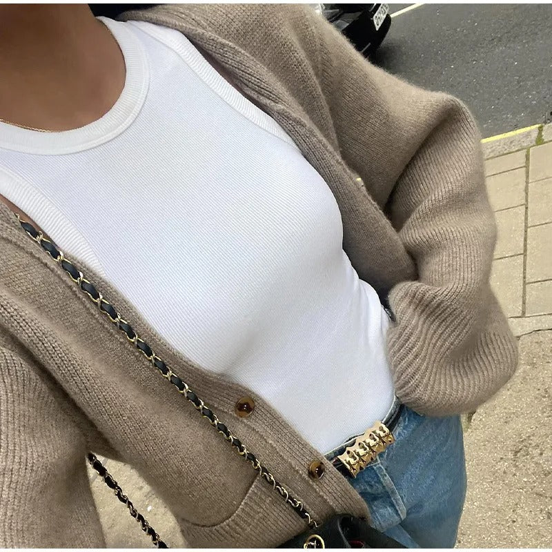 Elarova | Gestrickte Strickjacke