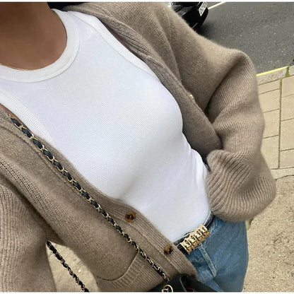 Elarova | Gestrickte Strickjacke