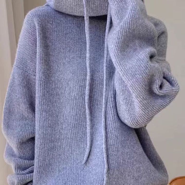 Elarova | Gestrickter Kapuzenpullover