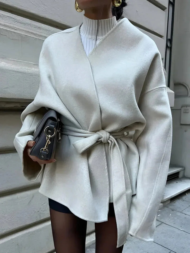 Elarova | Gestrickter Wickelcardigan für Damen