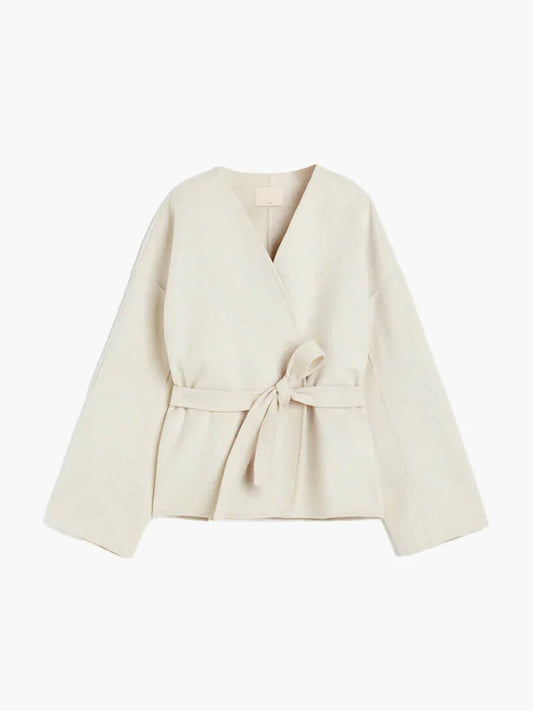 Elarova | Gestrickter Wickelcardigan für Damen