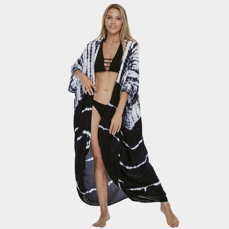 Elarova | Glamouröse Sonnenschutz Resort Strandkleid Cover Up