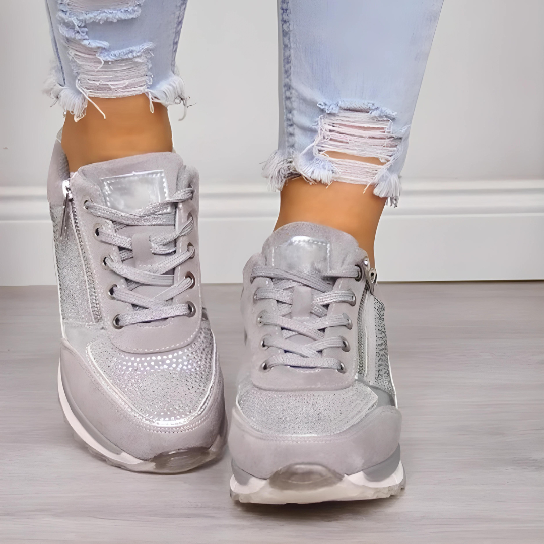 Elarova | Glamouröse bequeme Casual Sneakers | Sportlichschicke Sneaker