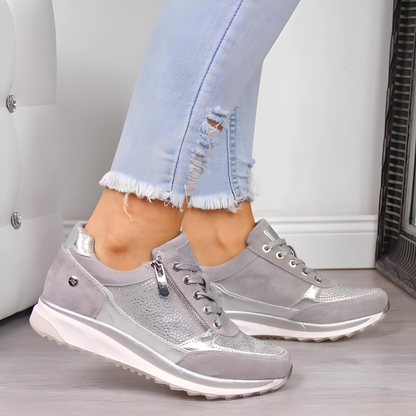 Elarova | Glamouröse bequeme Casual Sneakers | Sportlichschicke Sneaker