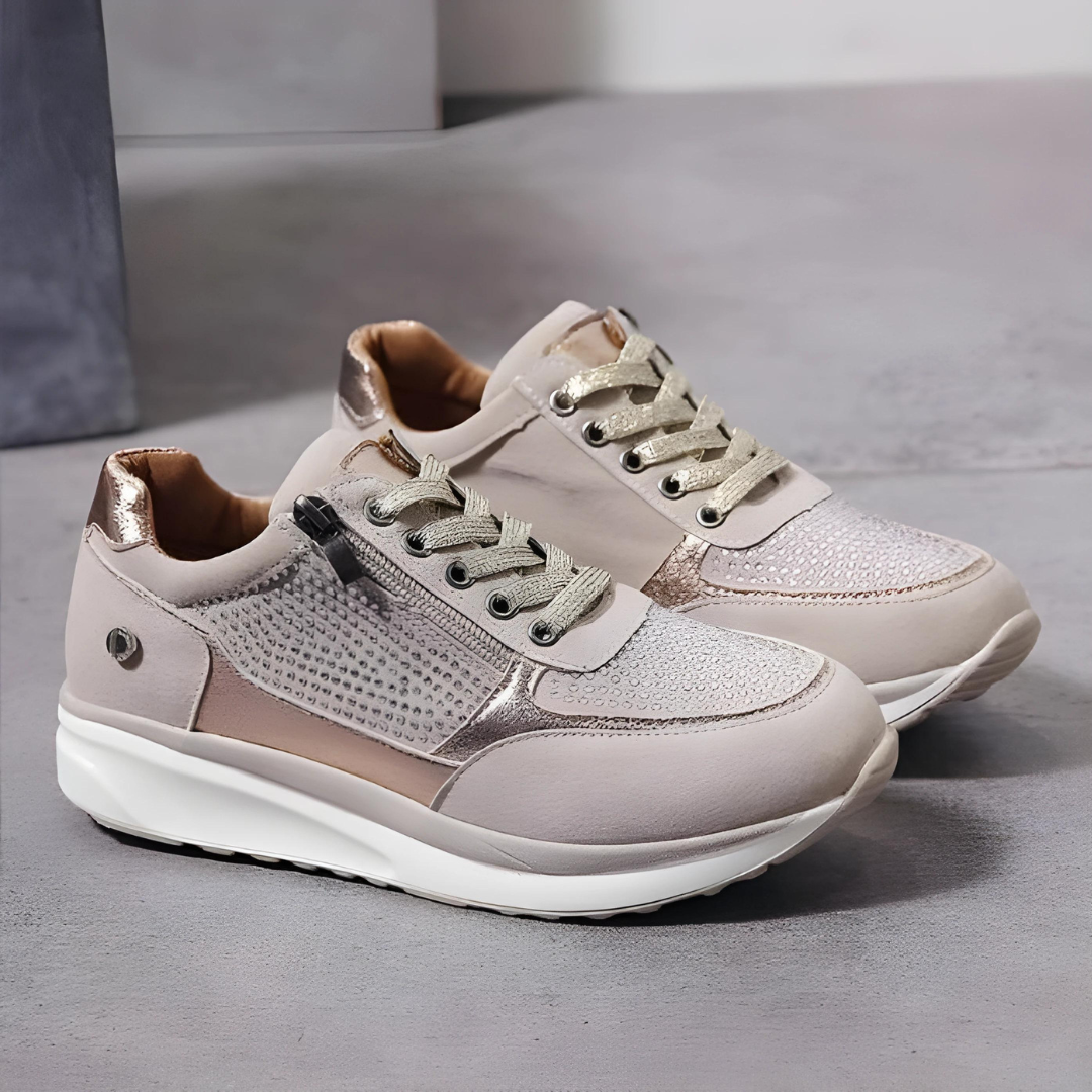 Elarova | Glamouröse bequeme Casual Sneakers | Sportlichschicke Sneaker
