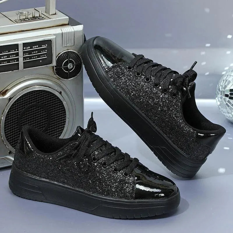 Elarova | Glittering sneakers with sequins