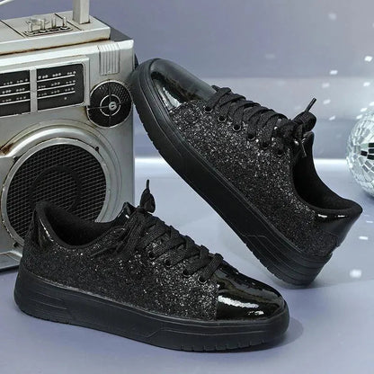 Elarova | Glittering sneakers with sequins