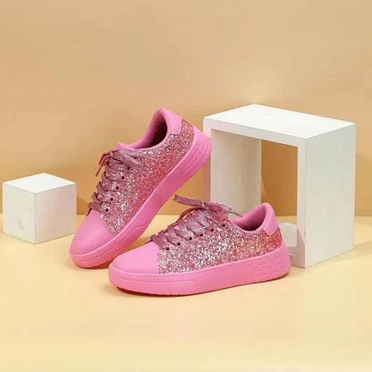 Elarova | Glittering sneakers with sequins