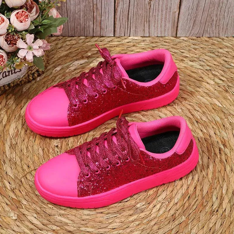 Elarova | Glittering sneakers with sequins