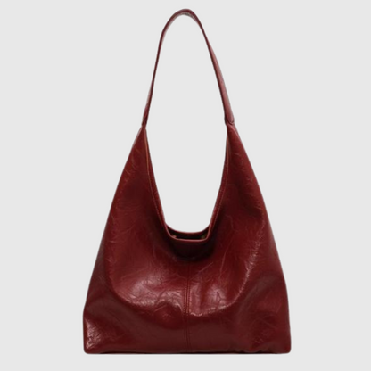 Elarova | Groß Kunstleder Umhängetasche Damenhandtasche
