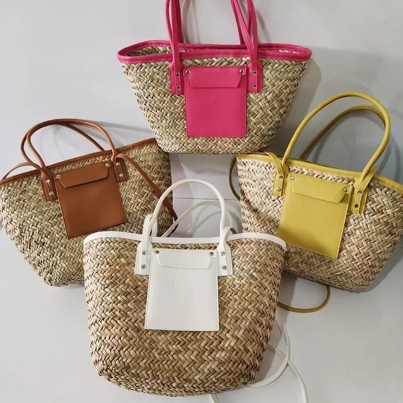 Elarova | Große Handgefertigte Strandtasche