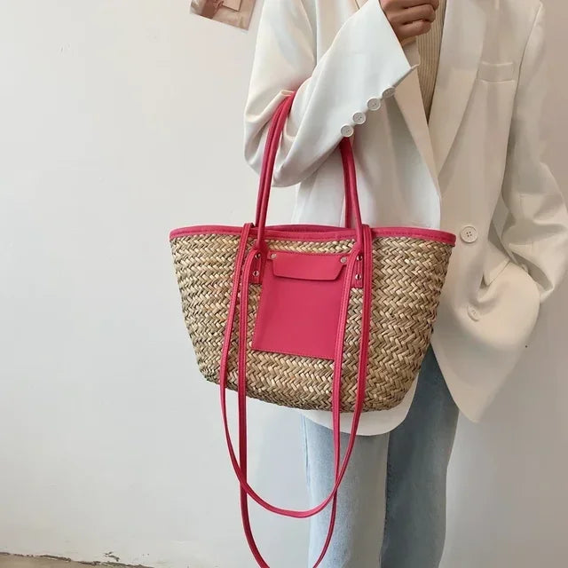 Elarova | Große Handgefertigte Strandtasche