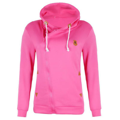 Elarova | Größe Reißverschluss Taschen mit Kordelzug Hoodie