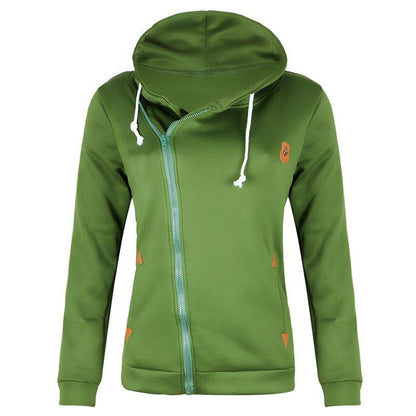 Elarova | Größe Reißverschluss Taschen mit Kordelzug Hoodie