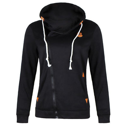 Elarova | Größe Reißverschluss Taschen mit Kordelzug Hoodie