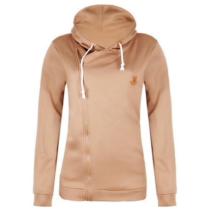 Elarova | Größe Reißverschluss Taschen mit Kordelzug Hoodie