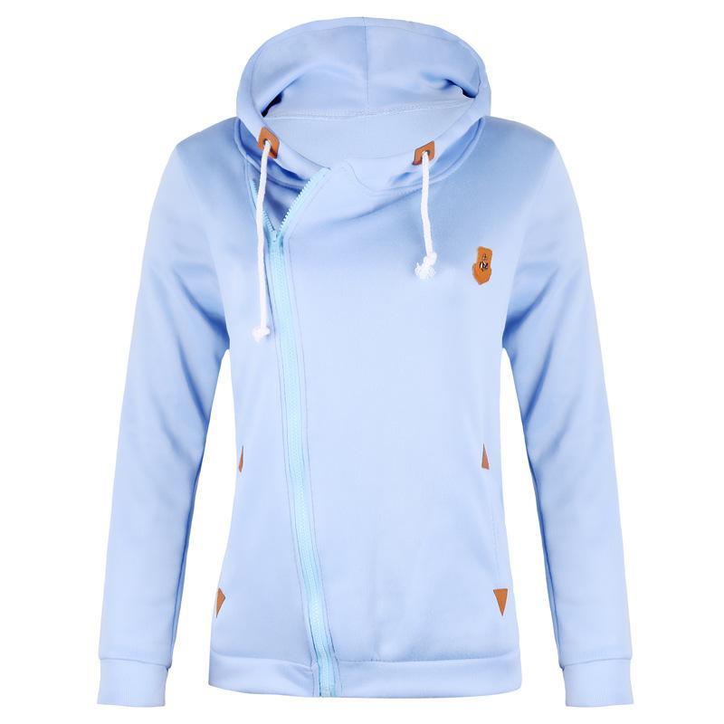 Elarova | Größe Reißverschluss Taschen mit Kordelzug Hoodie