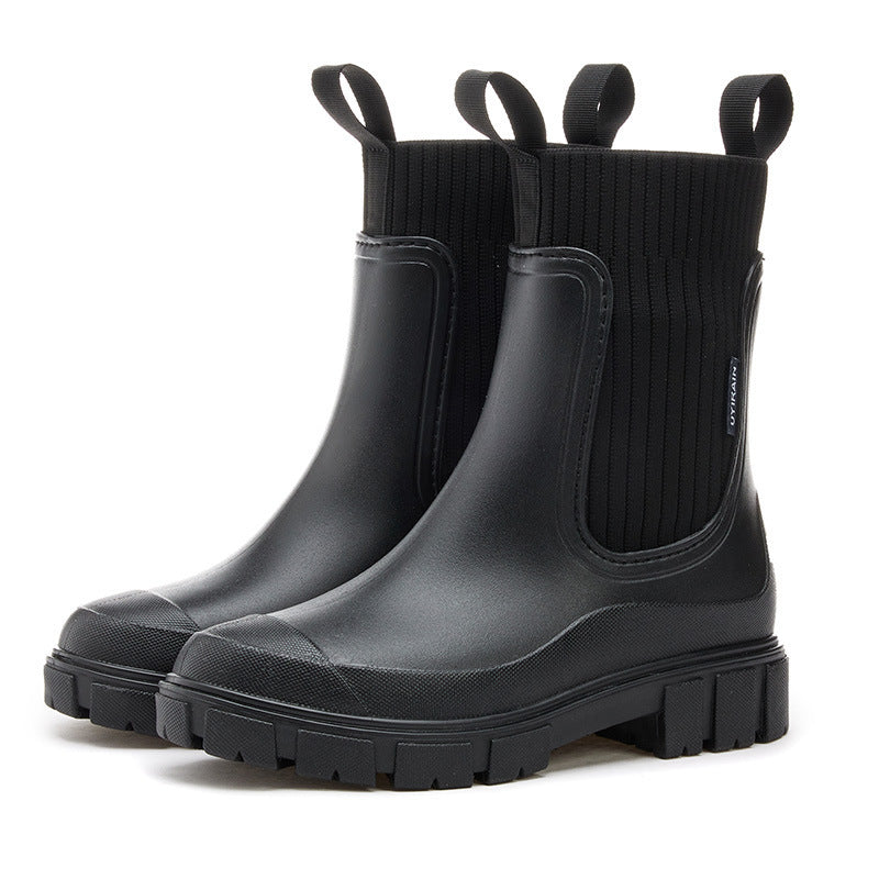 Elarova | Gummistiefel Wasserdicht mit Antirutschsohle, Perfekt für Regenwetter