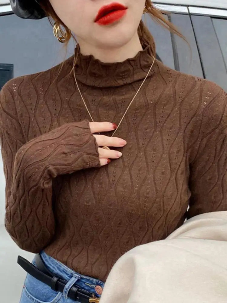 Elarova | Halb-Rollkragenpullover für Damen