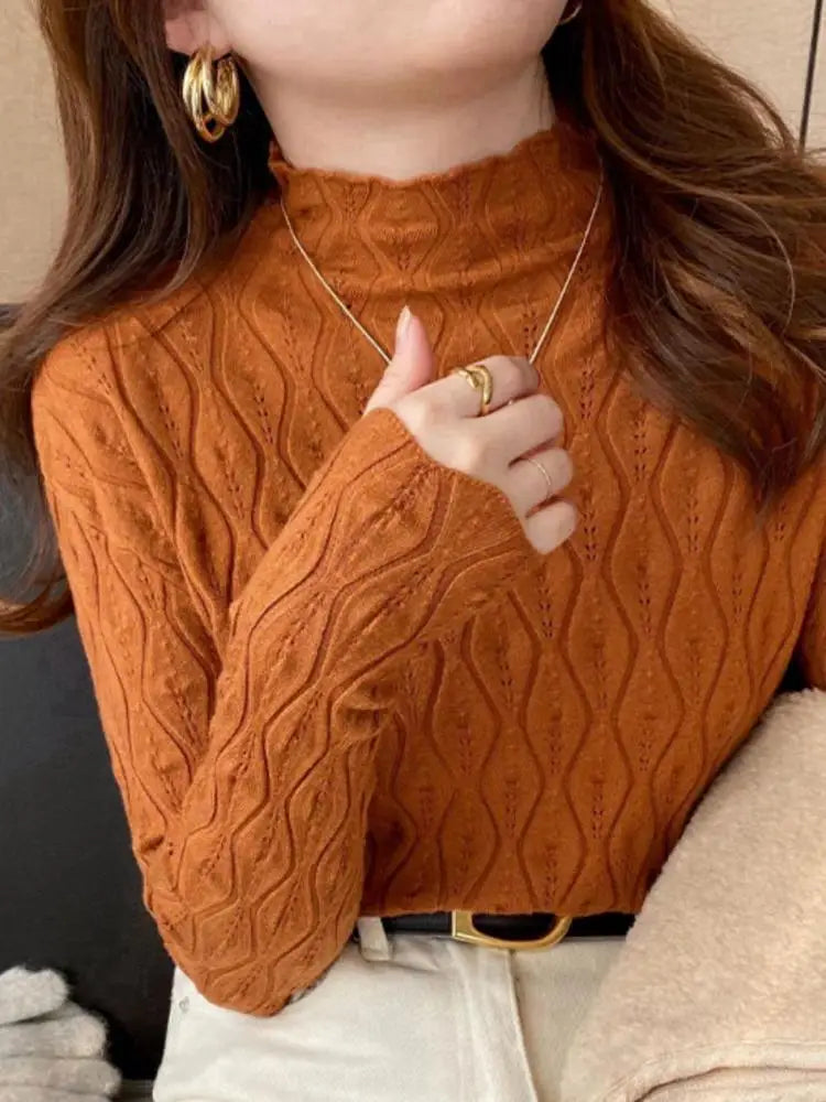 Elarova | Halb-Rollkragenpullover für Damen