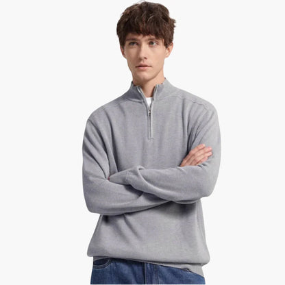 Elarova | Halb Zip Strickpullover für Herren