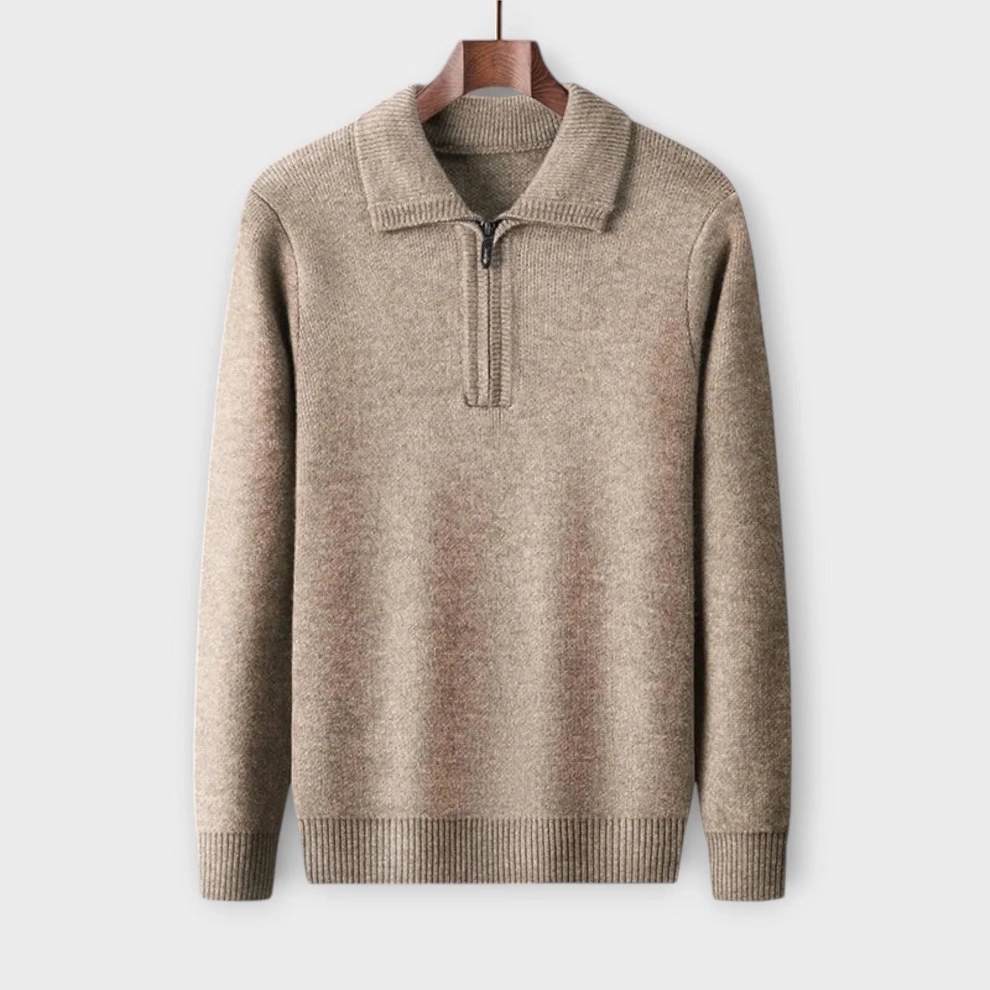Elarova | Halb-Zip Winterpullover für Herren