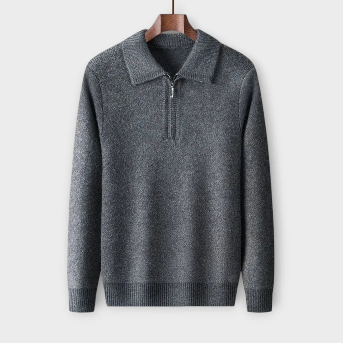 Elarova | Halb-Zip Winterpullover für Herren