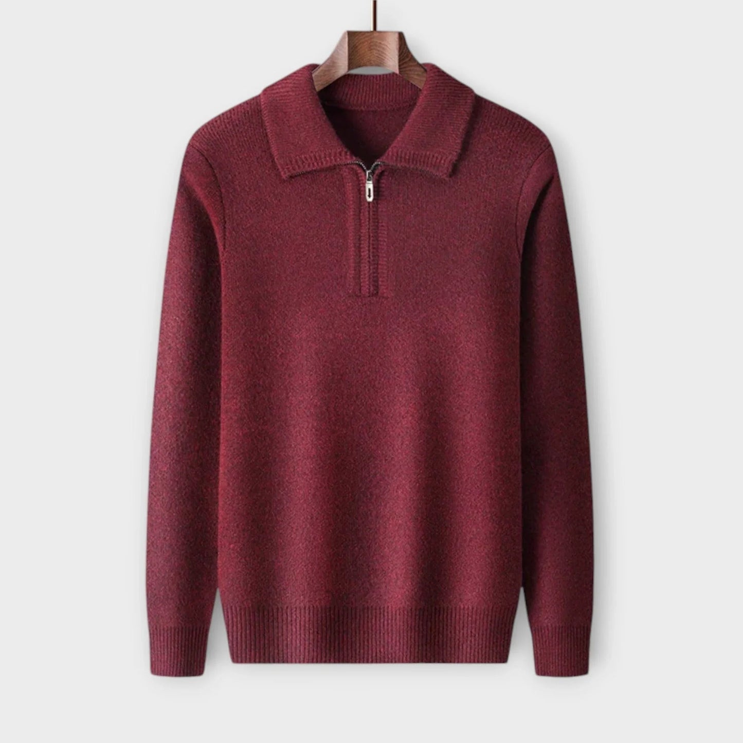Elarova | Halb-Zip Winterpullover für Herren