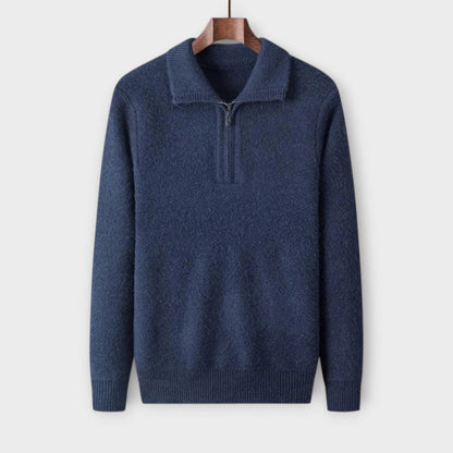 Elarova | Halb-Zip Winterpullover für Herren
