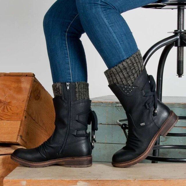 Elarova | Halbhohe Stiefel für Damen