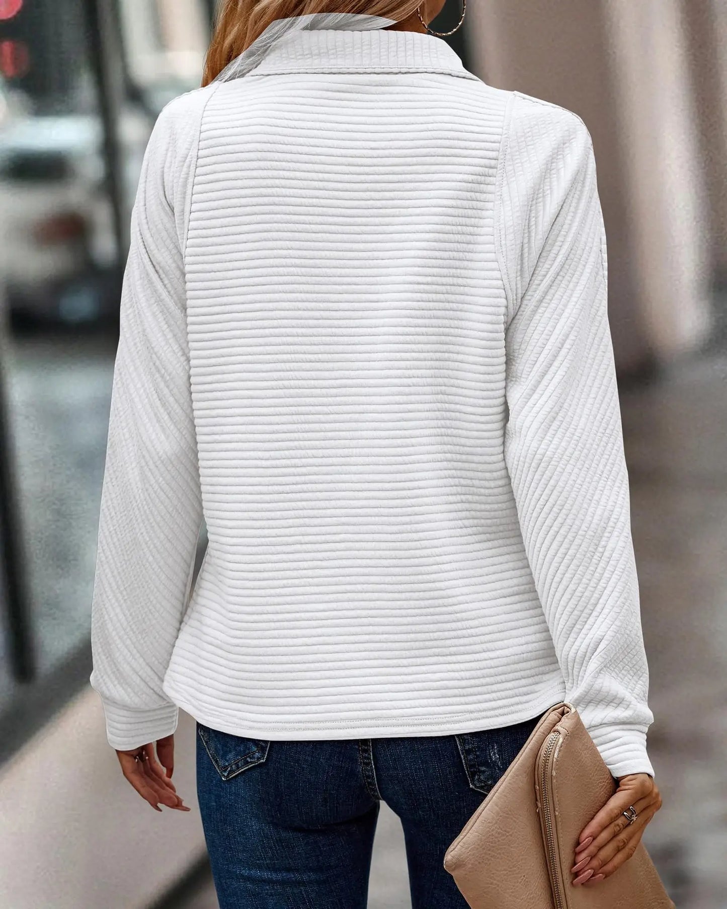 Elarova | Halbzip Damen Pullover