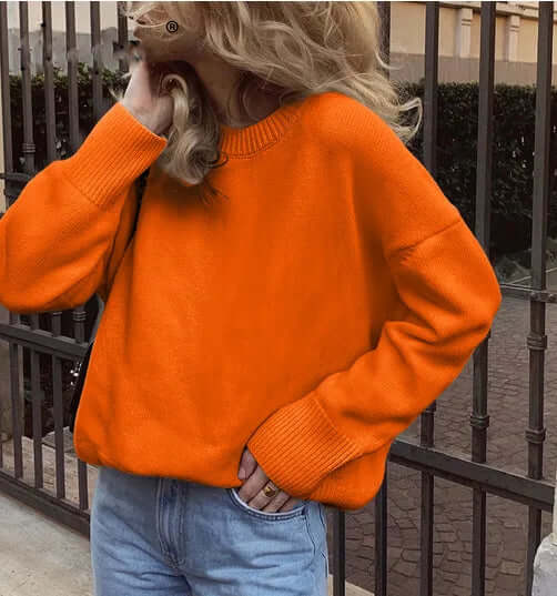 Elarova | Hals Pullover für Frauen